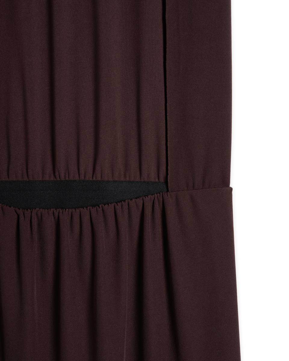 Трикотажное платье-бандо с открытой спиной, фото 9