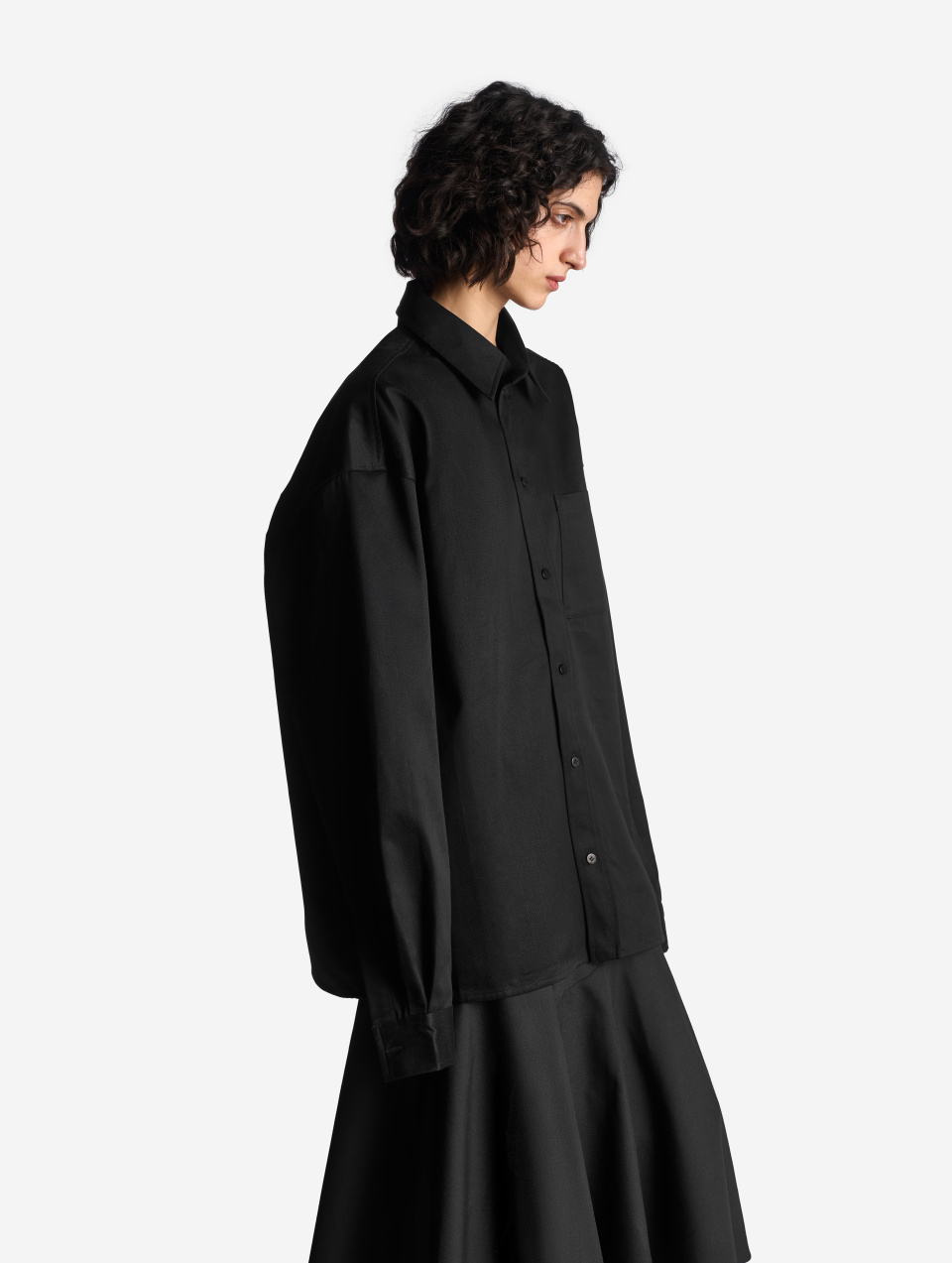 Классическая сорочка из саржи, фото 3