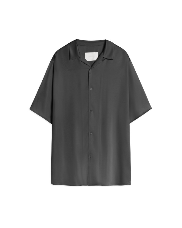 Рубашка из вискозы с коротким рукавом