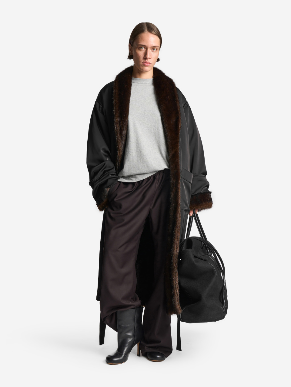Шуба с шалевым воротником , фото 8