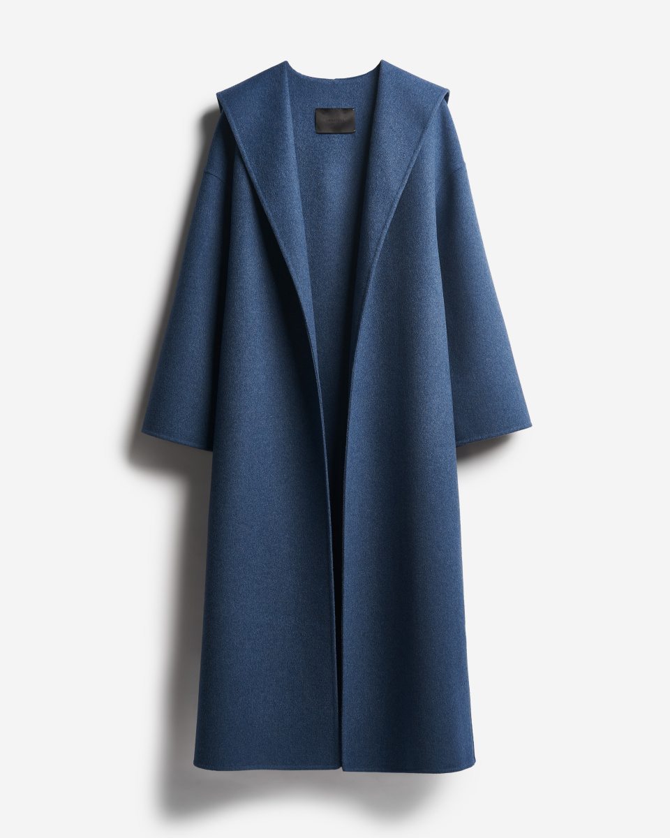 Пальто миди с капюшоном, фото 9