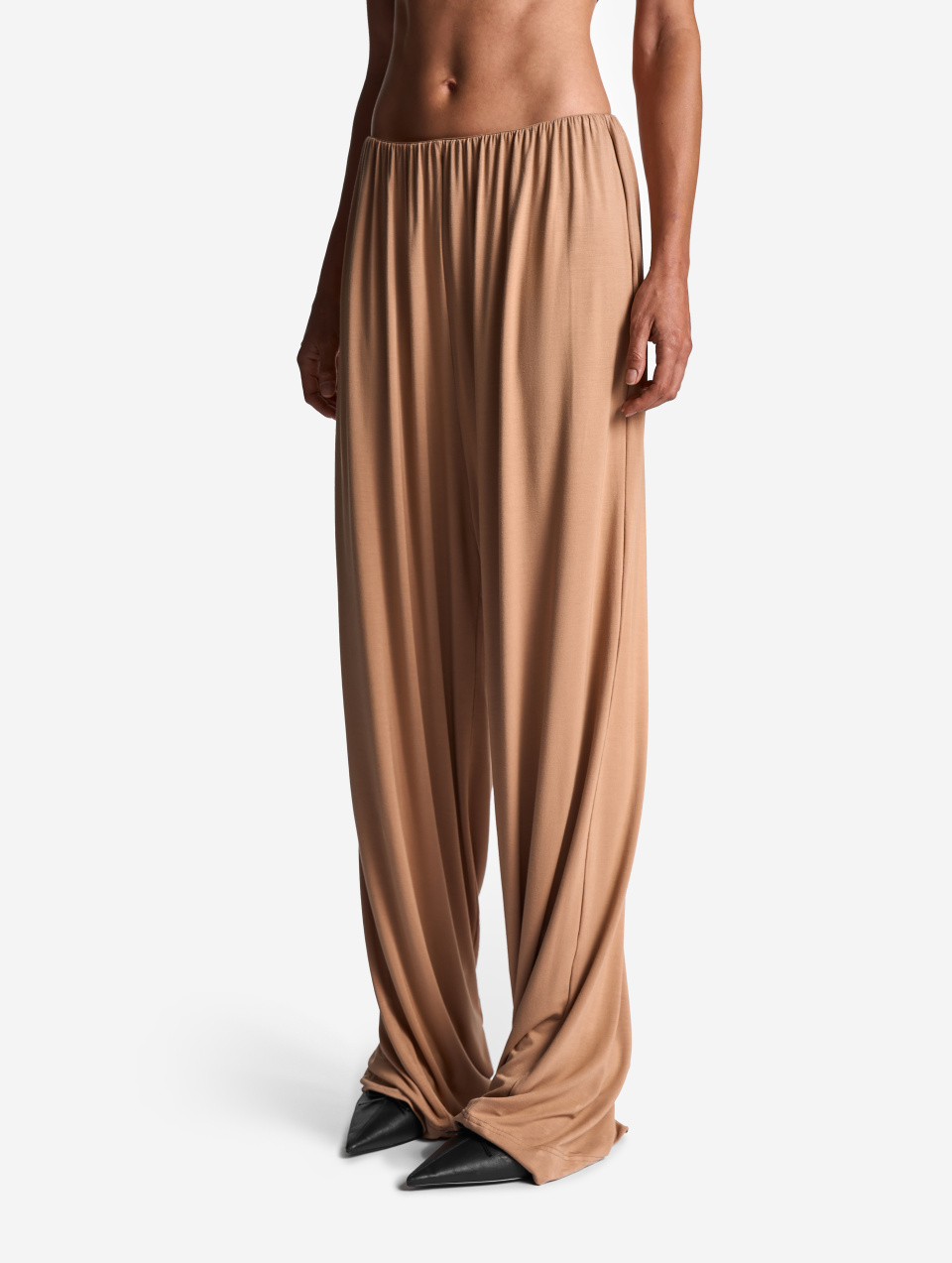 Трикотажные брюки на низкой посадке, фото 3