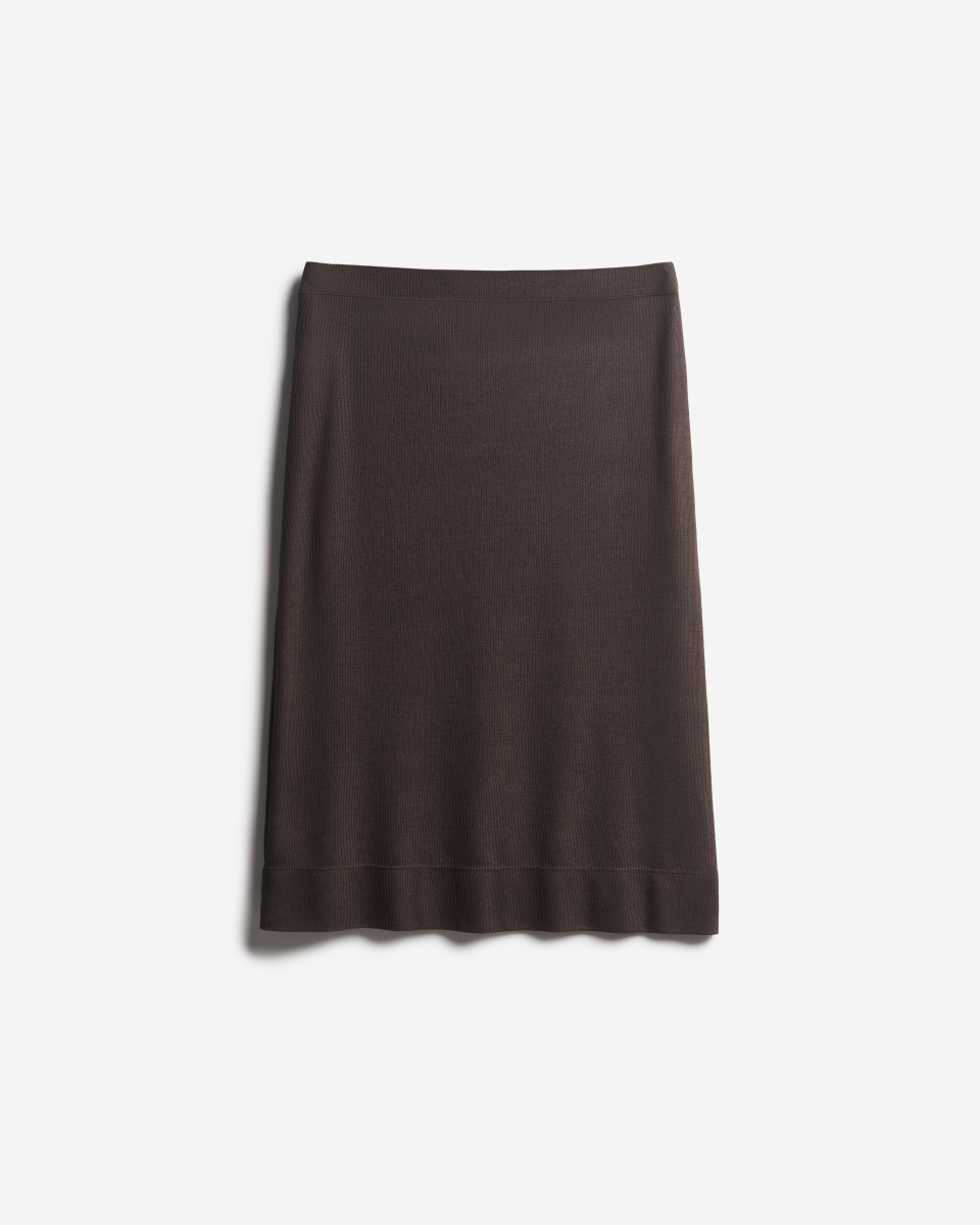 Тонкая трикотажная юбка-карандаш, фото 9