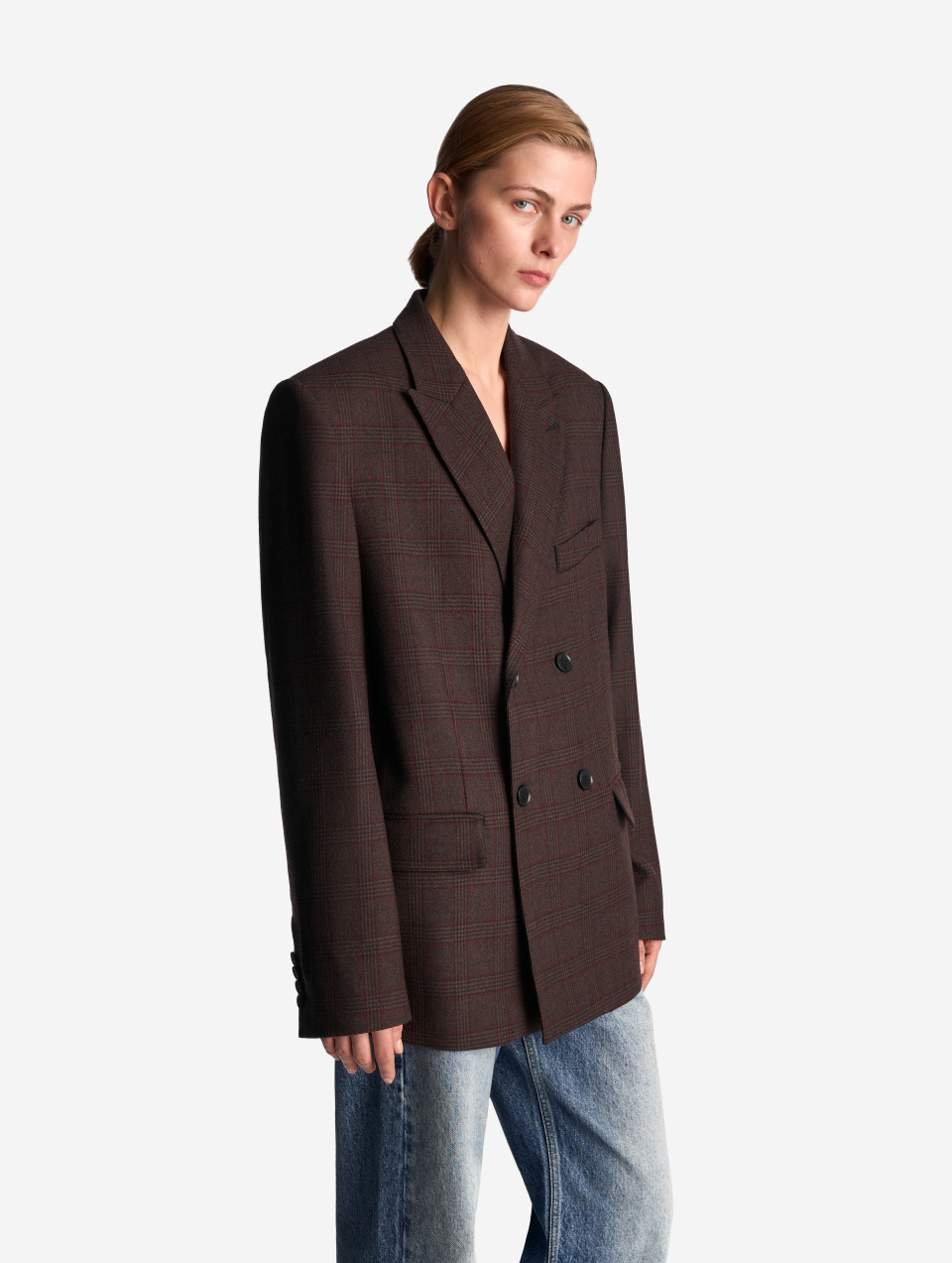 Пиджак Extra Over в клетку, фото 3
