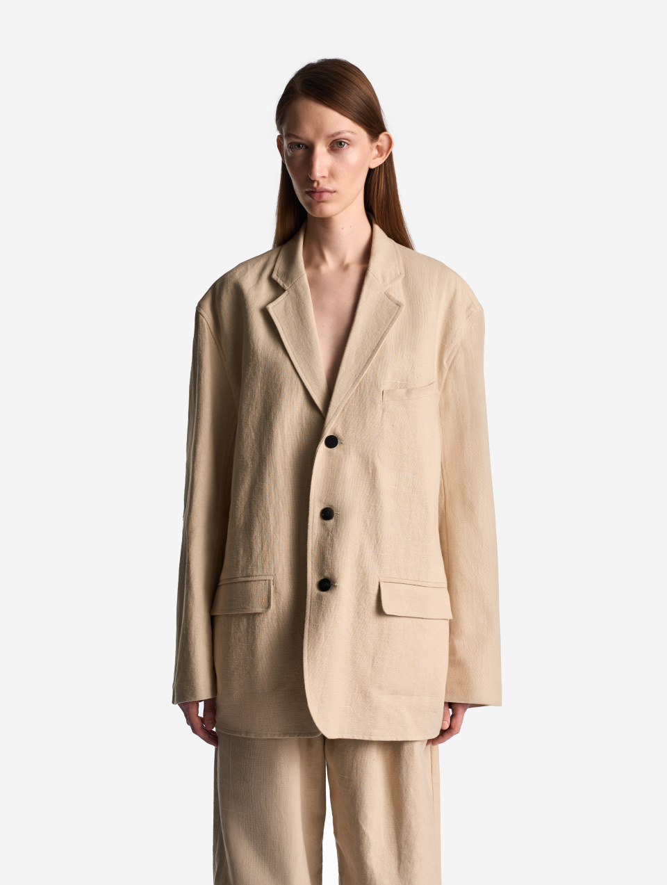 Двухсторонний пиджак изо льна, фото 3