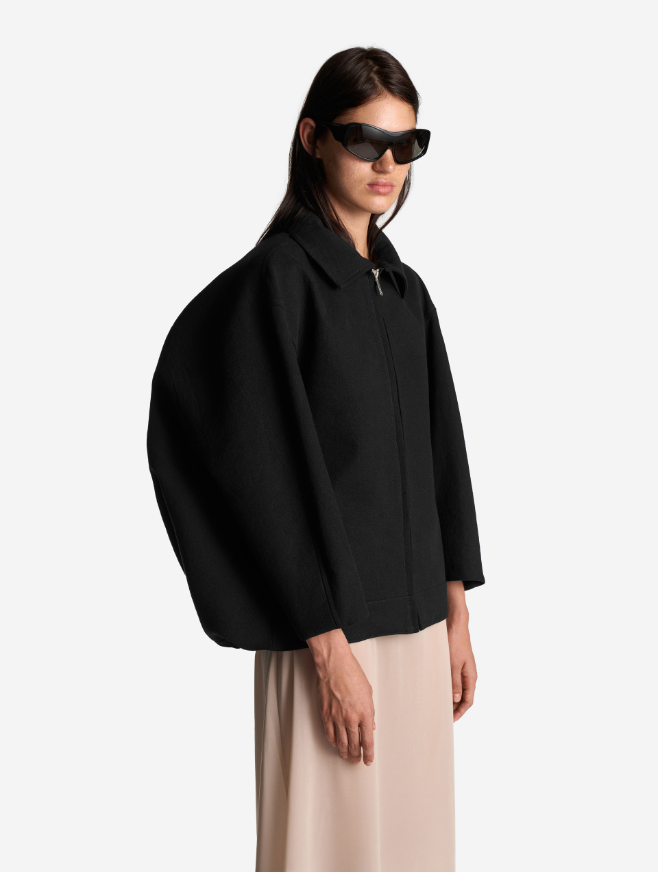 Льняная куртка D-силуэта , фото 4