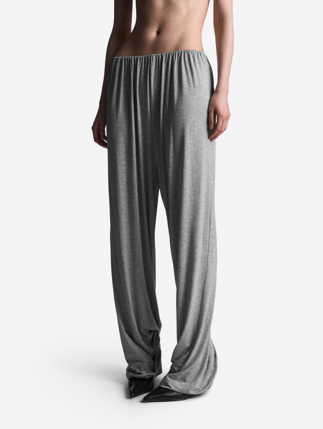 Трикотажные брюки на низкой посадке