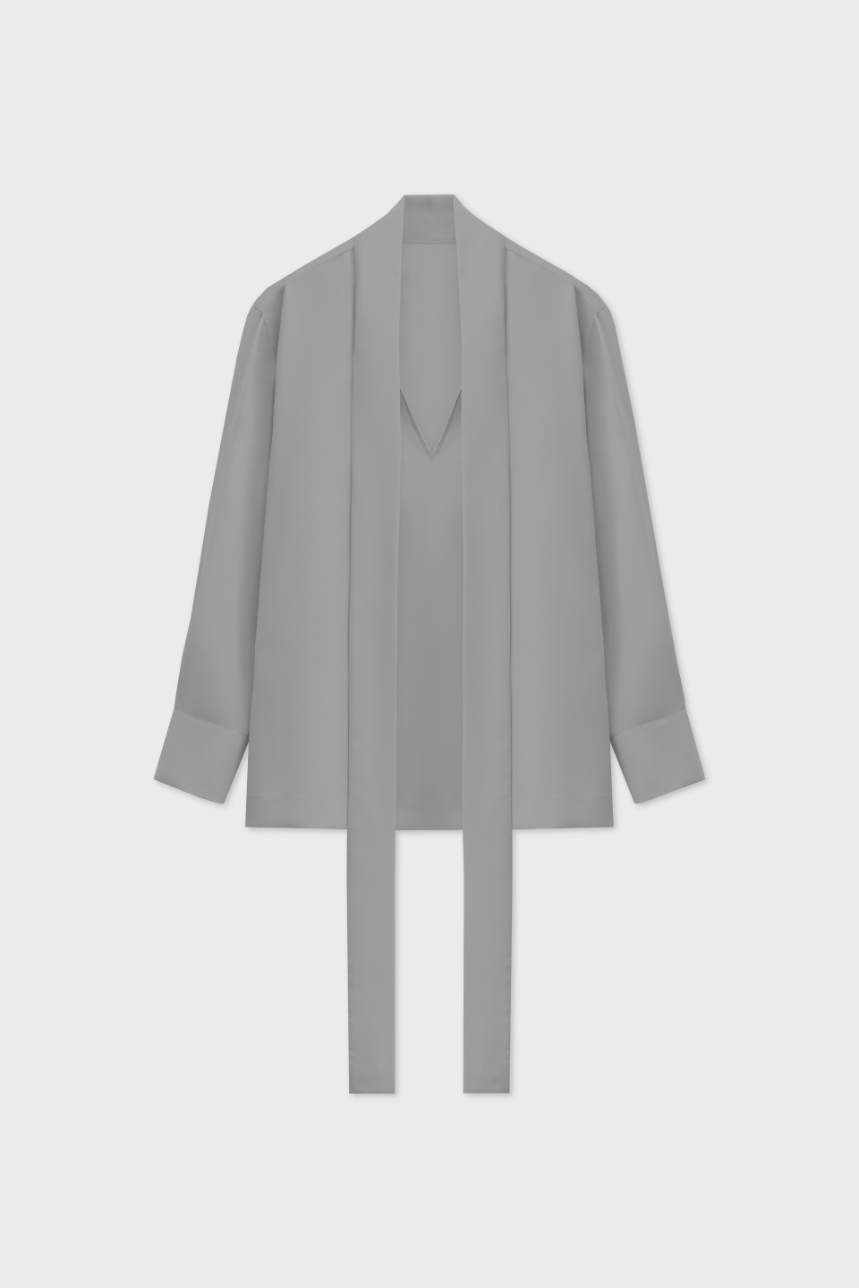 Блузка с лентами из крепа, фото 6