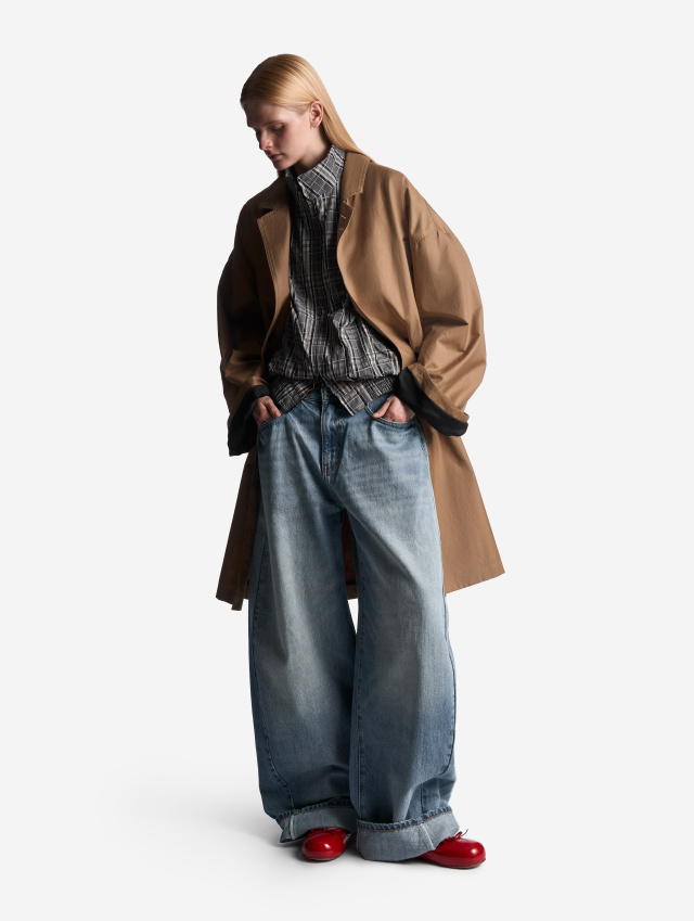 Джинсы О-силуэта