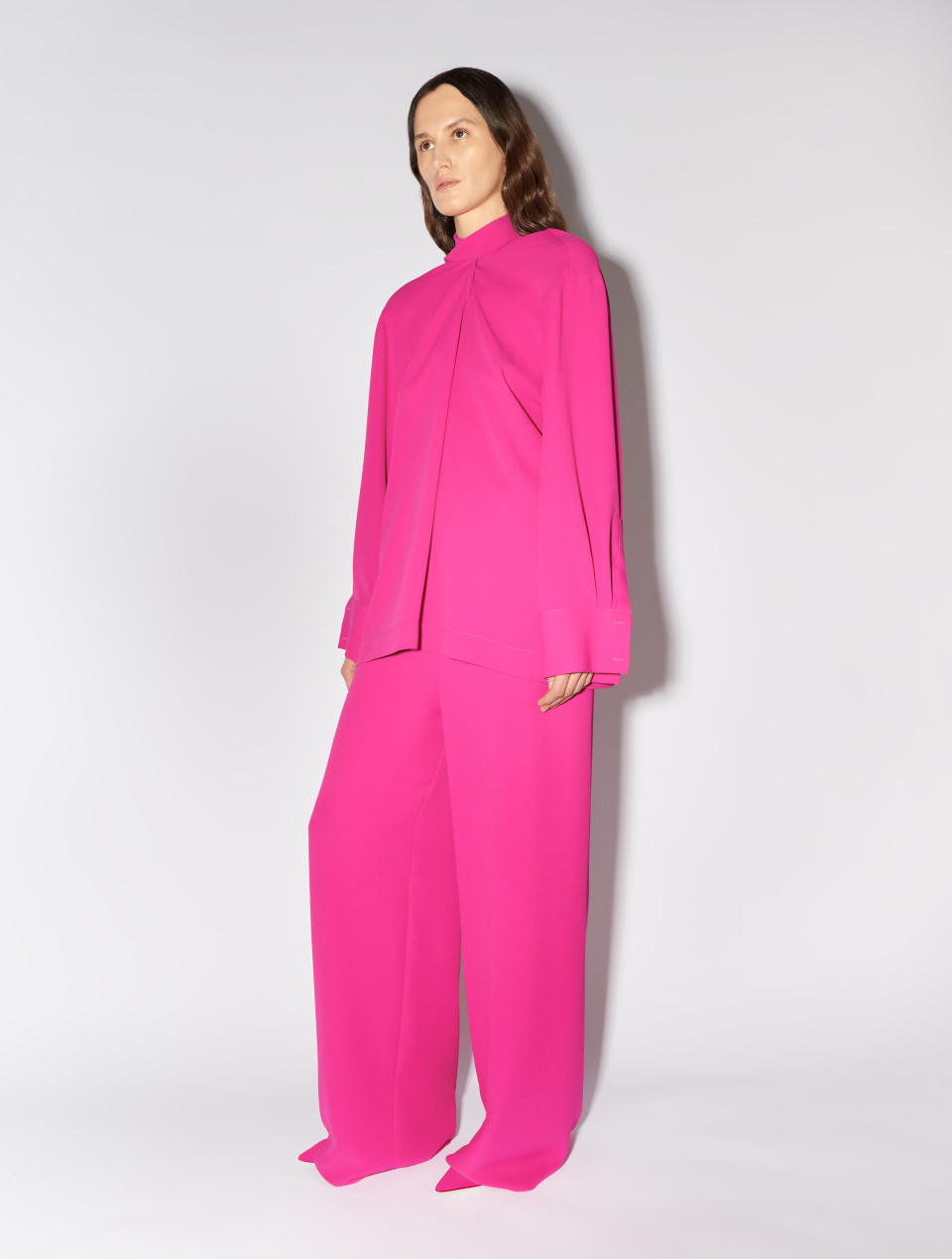 Блузка с лентами из крепа, фото 2