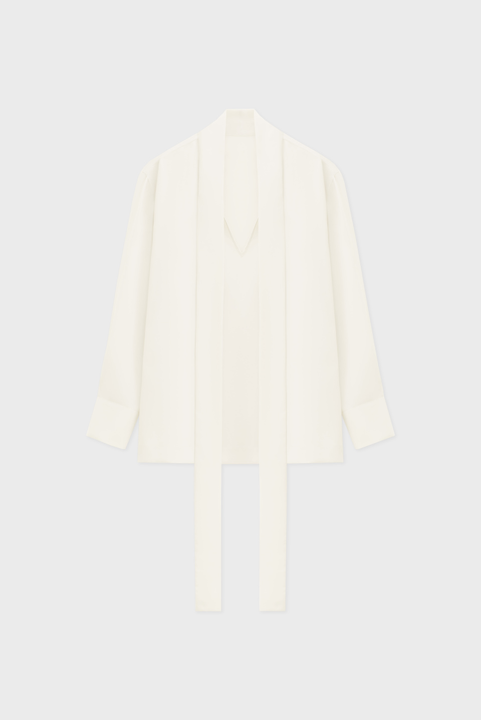 Блузка с лентами из крепа, фото 1