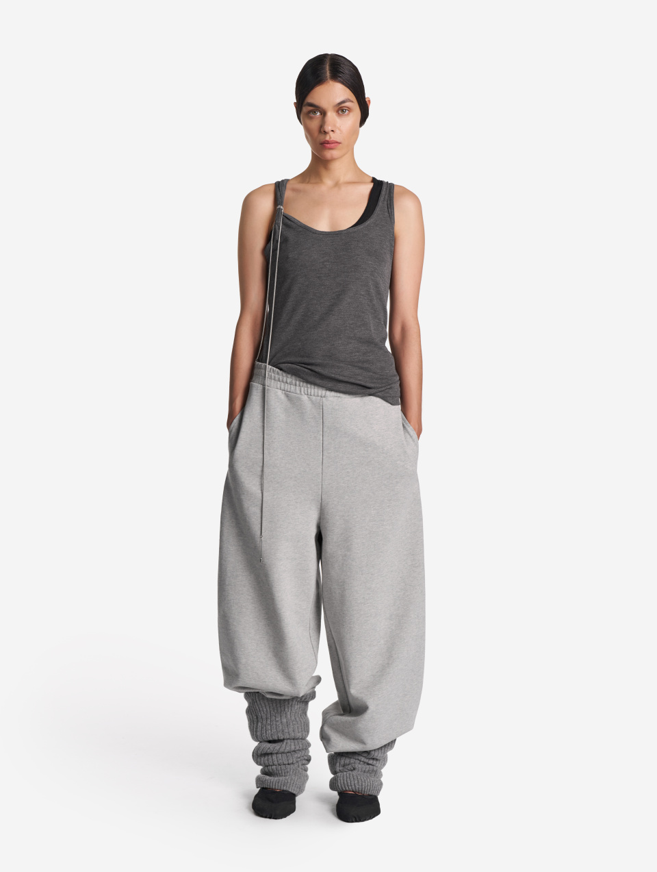 Брюки Baggy из футера, фото 8