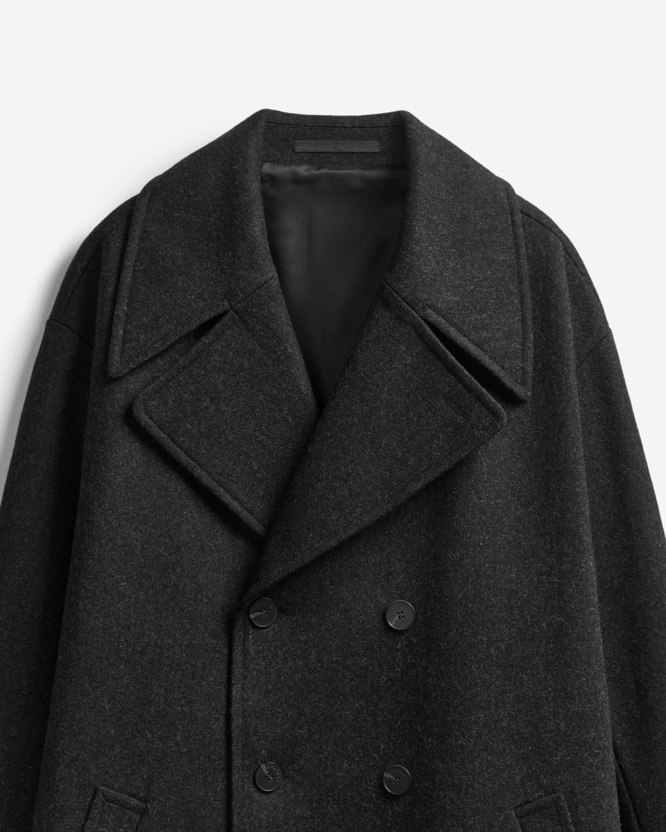 Пальто макси с широкими лацканами, фото 2