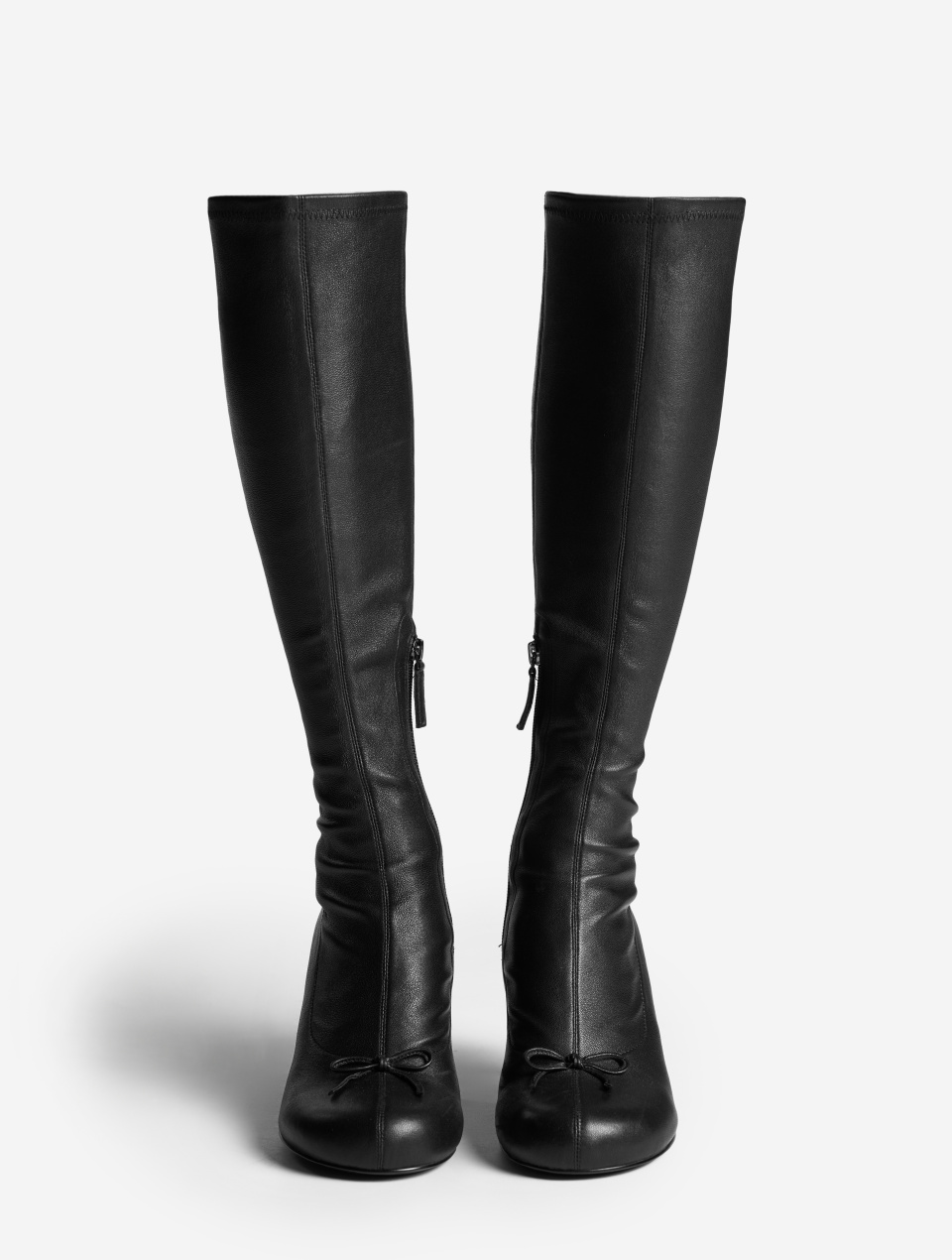 Кожаные сапоги-чулки, фото 18