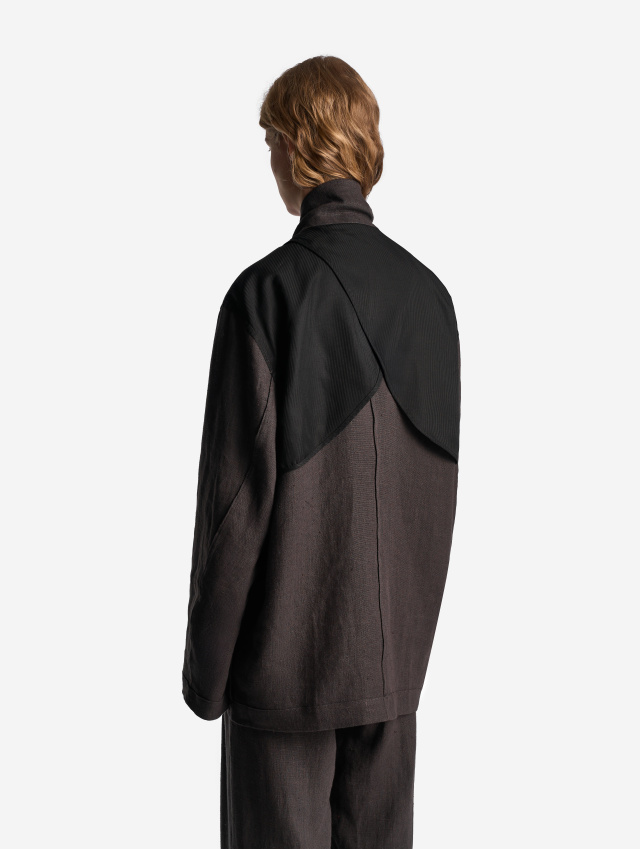 Двухсторонний пиджак изо льна