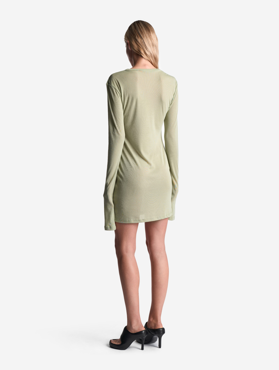 Тонкий трикотажный лонгслив Slim Fit, фото 3