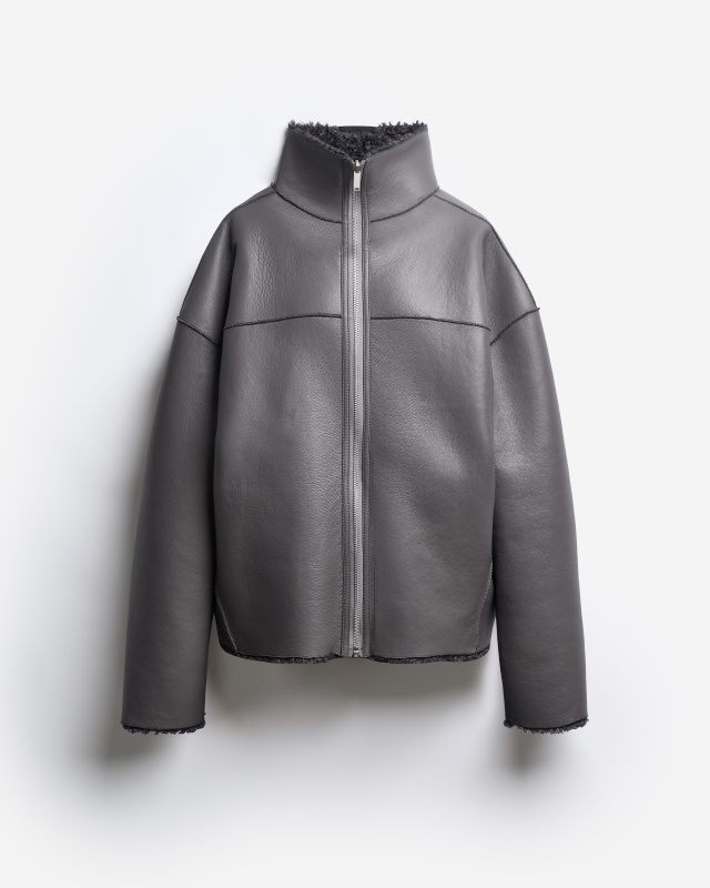 Двухсторонняя куртка-дубленка