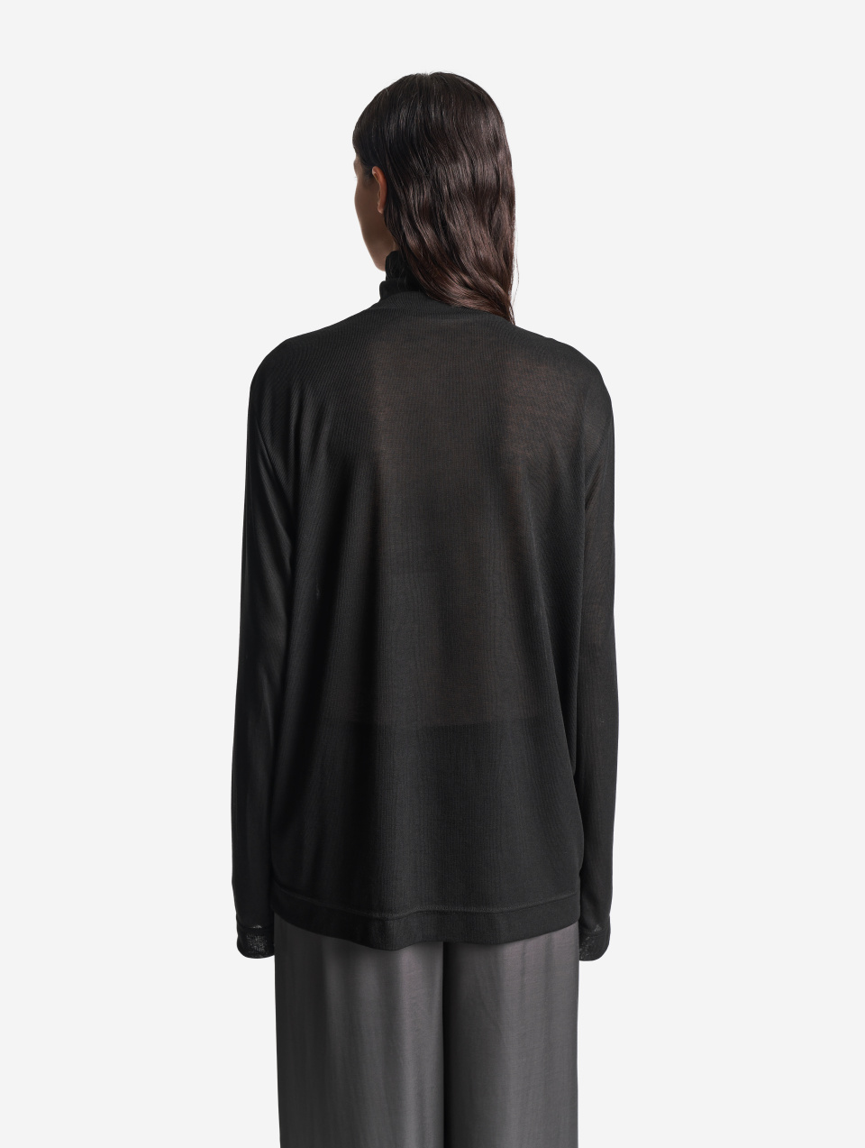 Тонкая трикотажная водолазка, фото 4