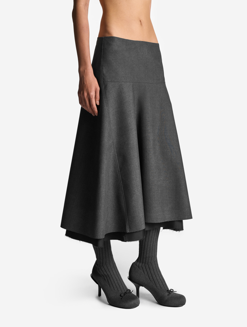 Юбка годе из костюмной ткани, фото 5