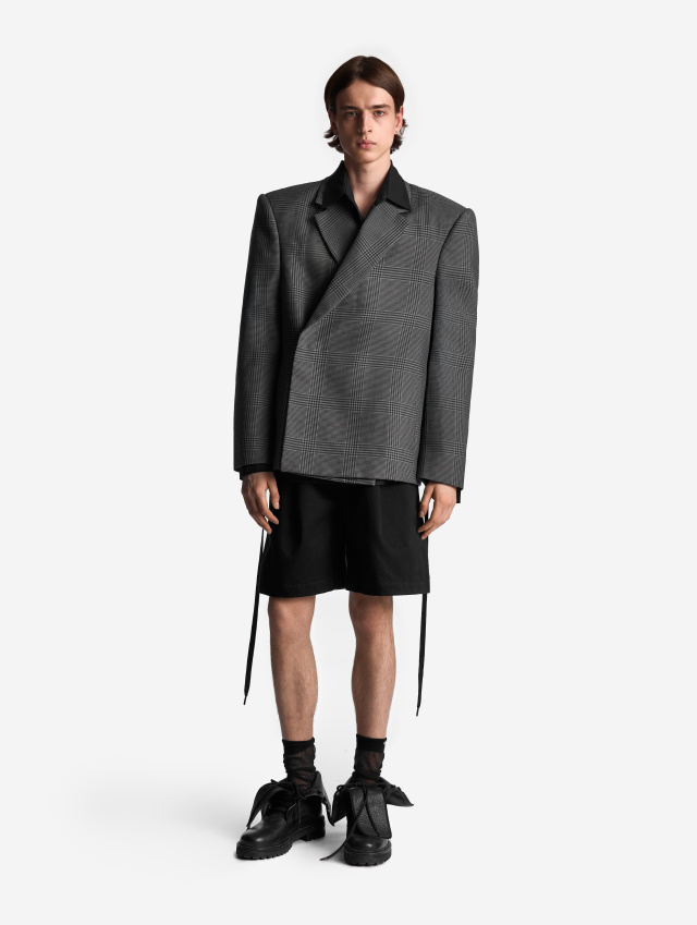 Шорты из саржи