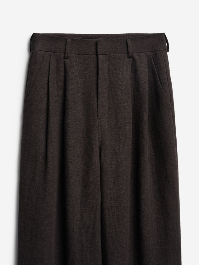 Двухсторонние брюки изо льна