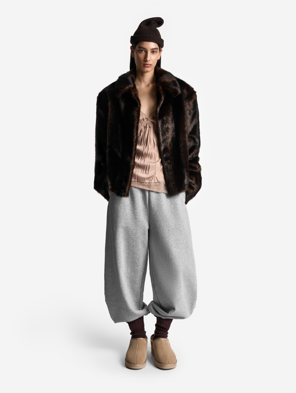 Брюки Baggy из футера, фото 5