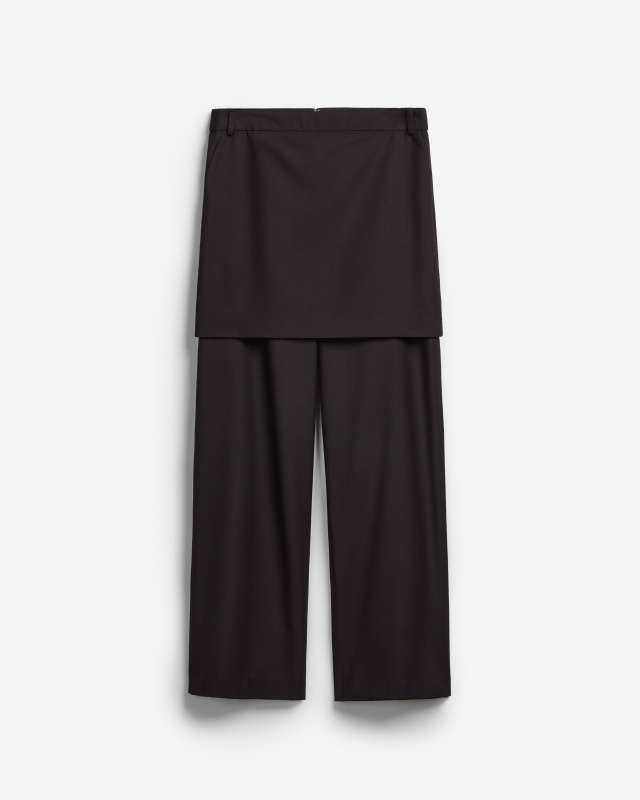 Брюки с юбкой