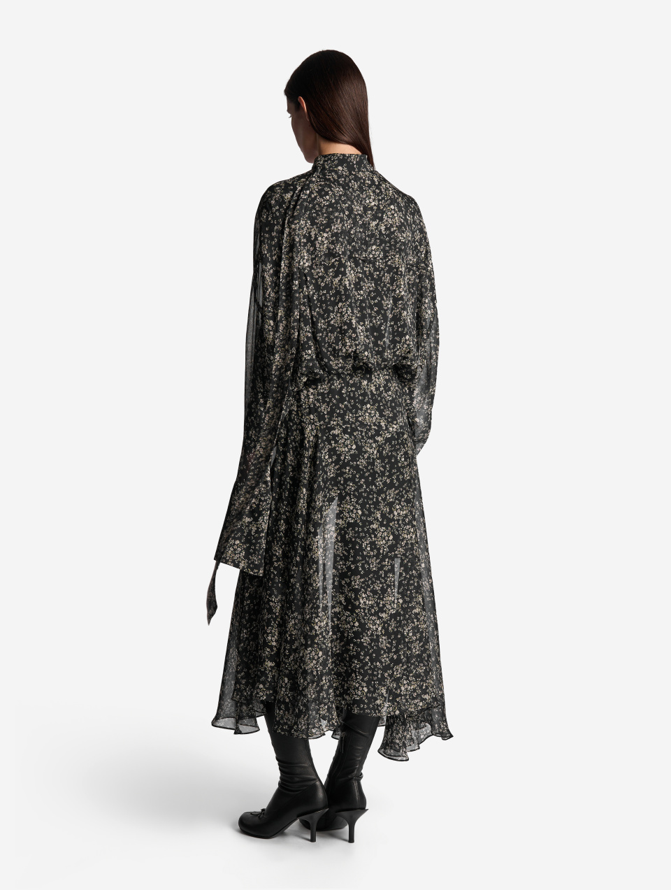 Платье-трансформер из шифона, фото 7