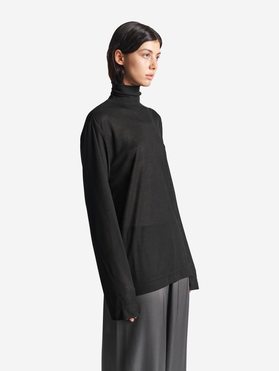 Тонкая трикотажная водолазка, фото 2