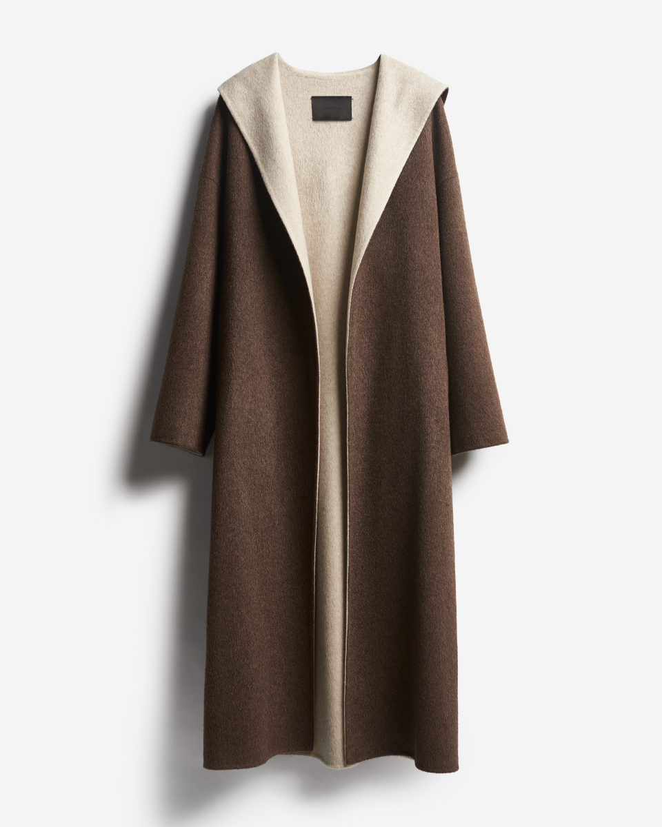 Пальто миди с капюшоном, фото 11