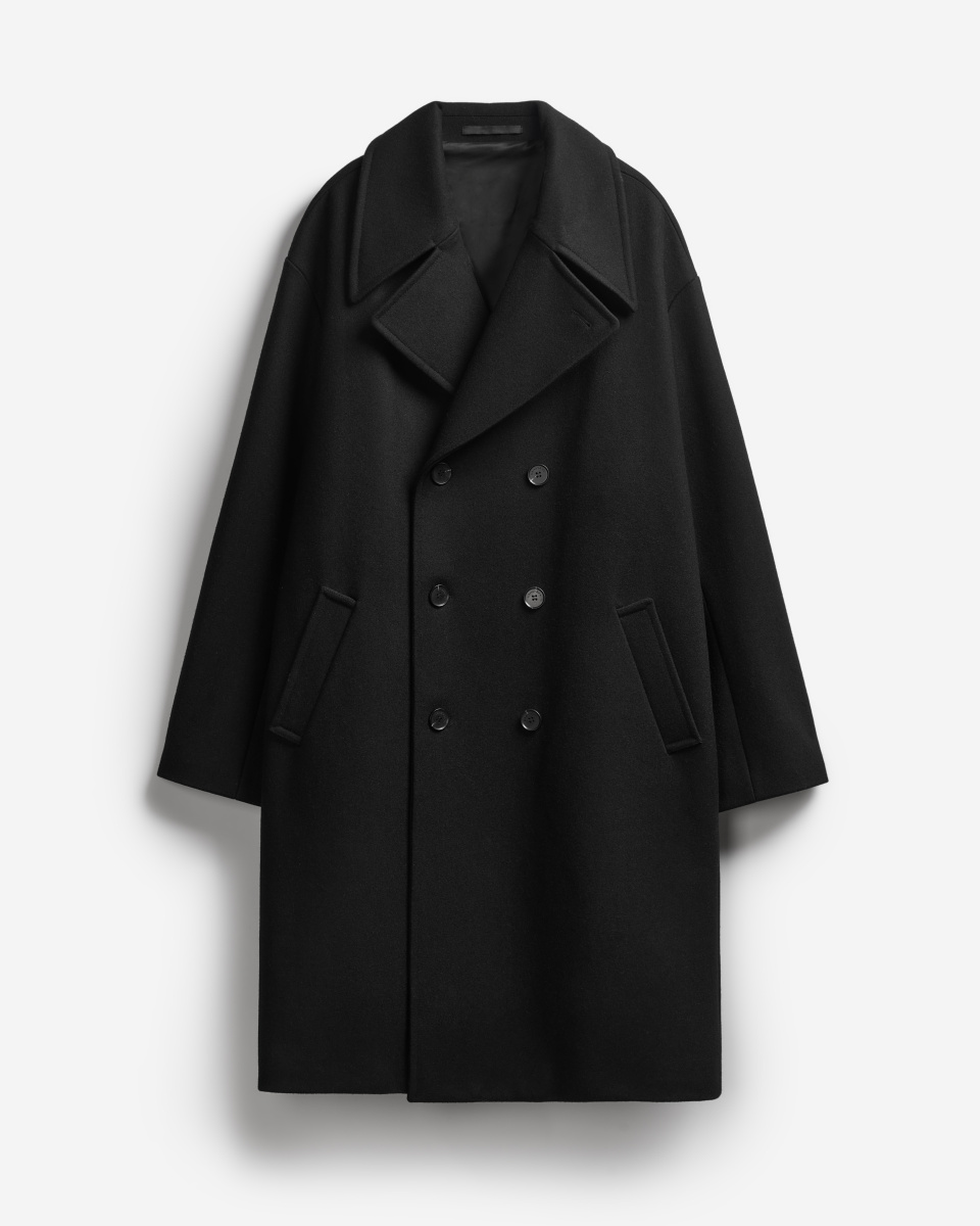 Пальто макси с широкими лацканами, фото 5