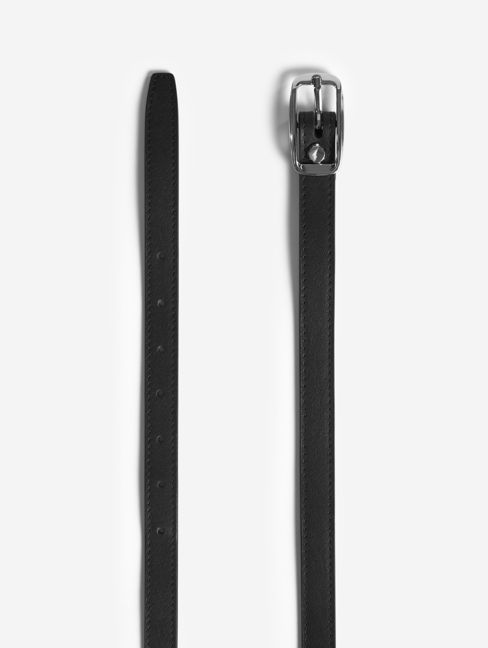 Узкий кожаный ремень, фото 2