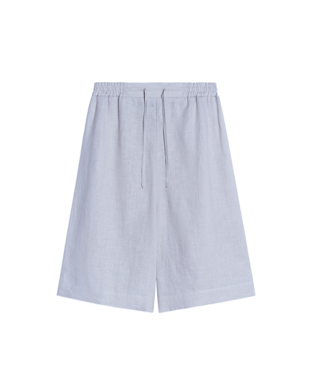 Шорты из тонкого льна