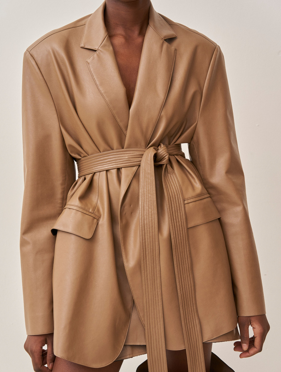 Ремень широкий из эко-кожи, фото 1