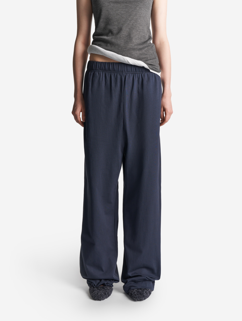 Прямые трикотажные брюки, фото 1