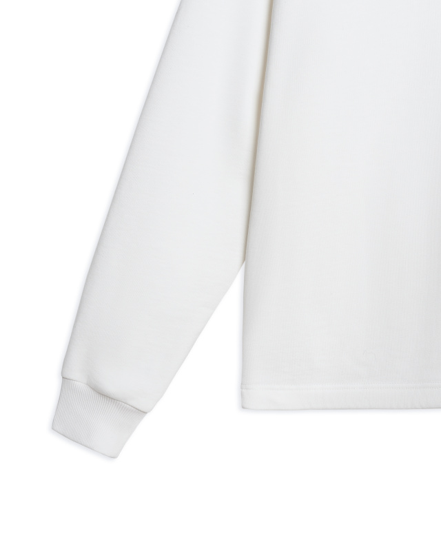 Свитшот с воротником на молнии