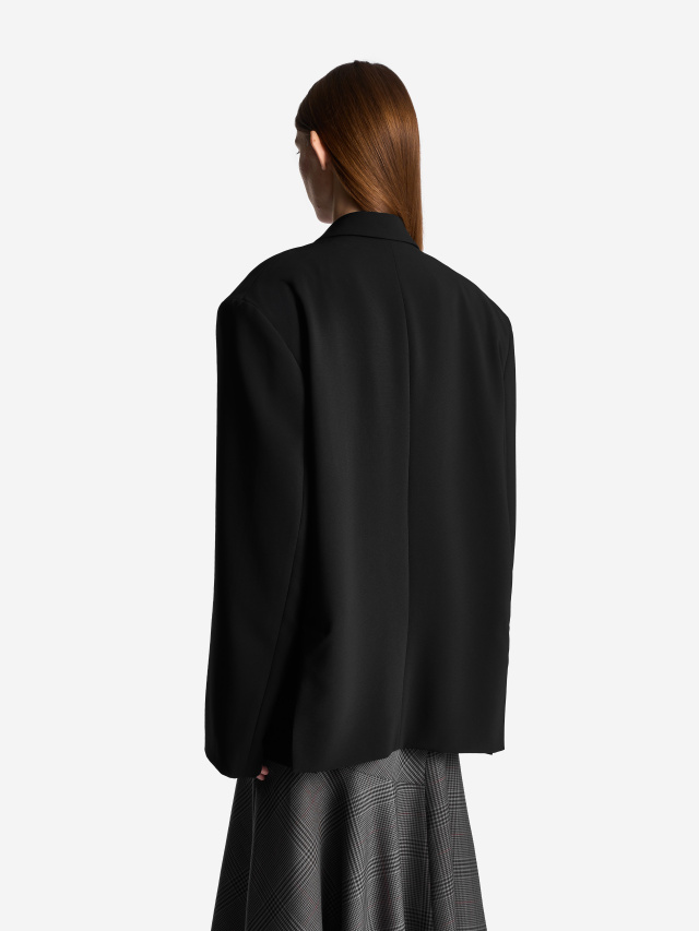 Пиджак Dropped Shoulder из Крепа