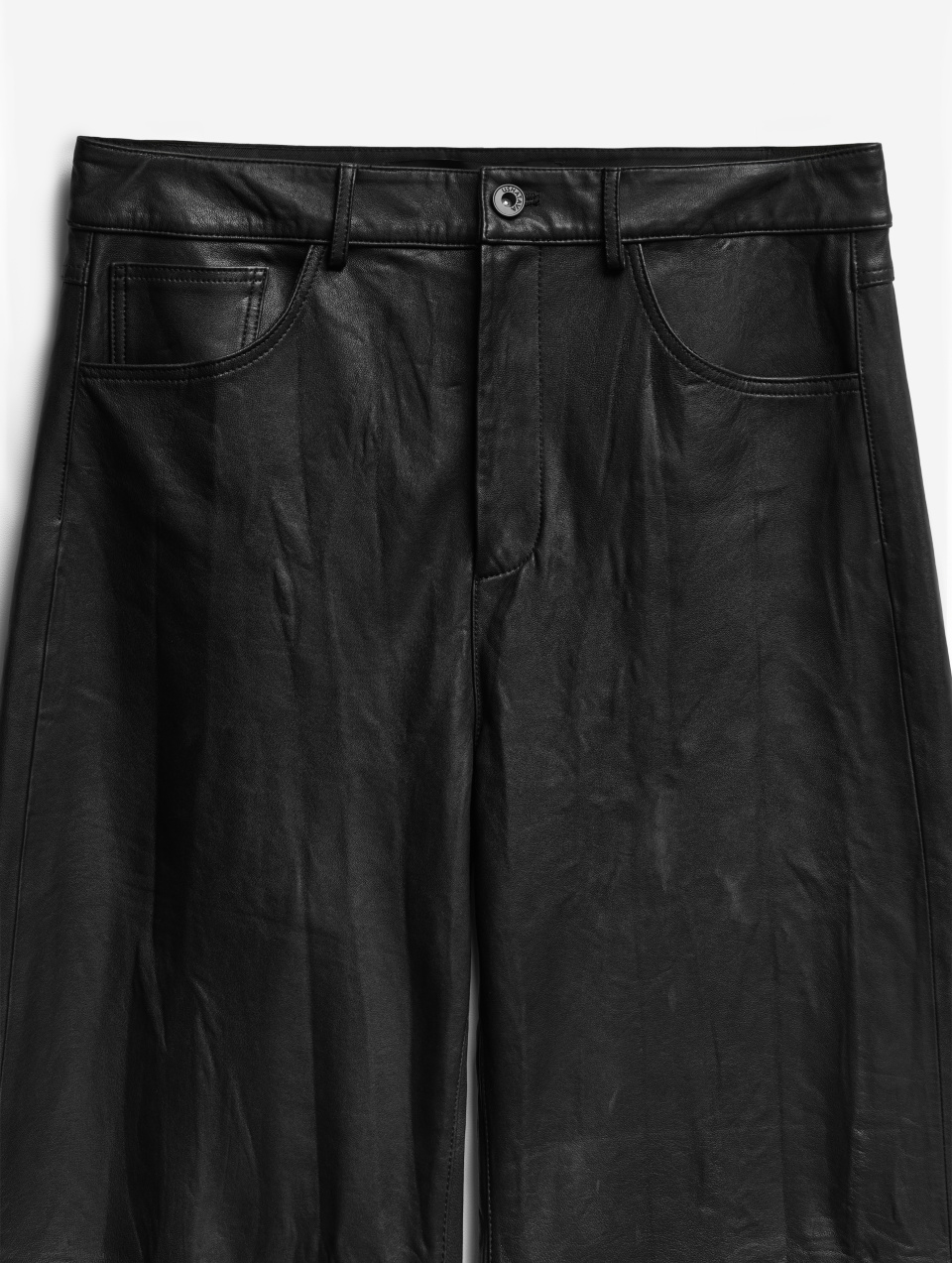 Кожаные джинсы Relaxed Fit, фото 2