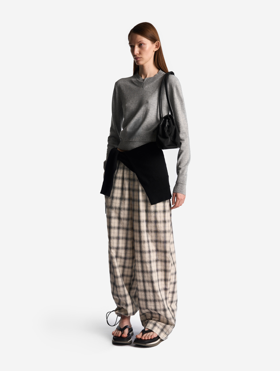 Брюки Baggy из жатого ситца , фото 3