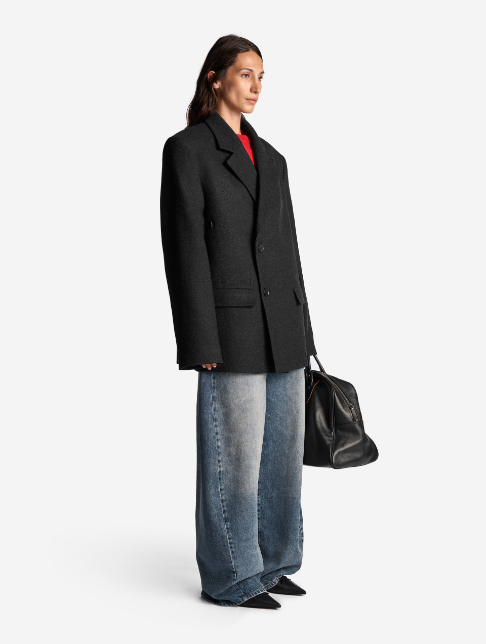 Строгое пальто мини, фото 3