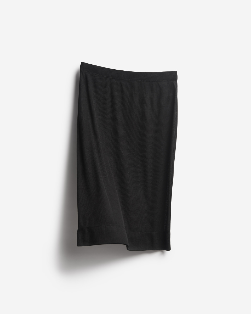 Тонкая трикотажная юбка-карандаш, фото 5