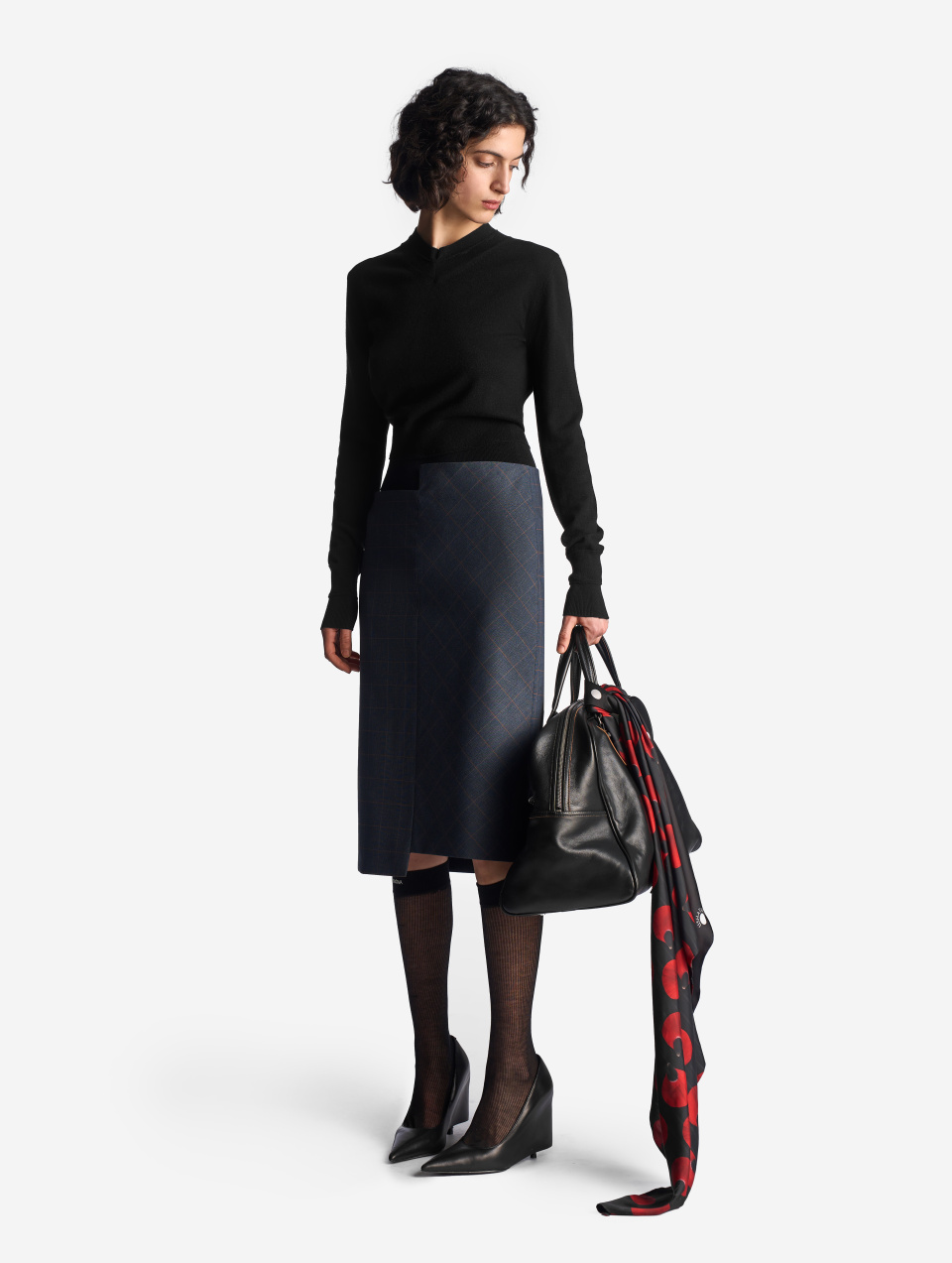 Асимметричная юбка-карандаш, фото 3