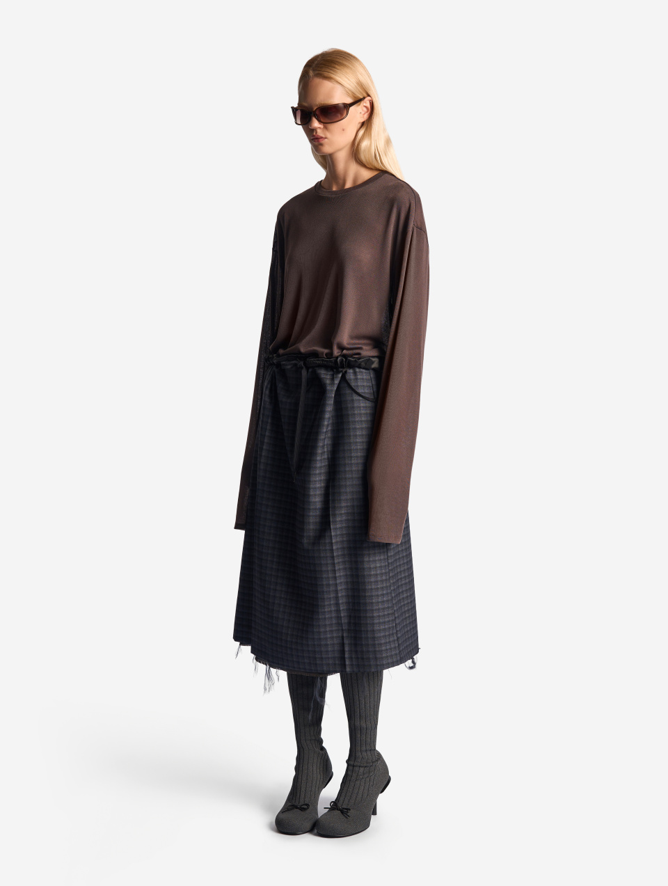 Тонкий трикотажный лонгслив Slim Fit, фото 3