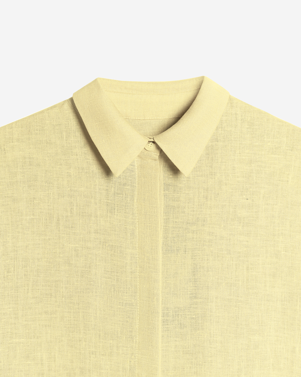 Рубашка из тонкого льна, фото 2