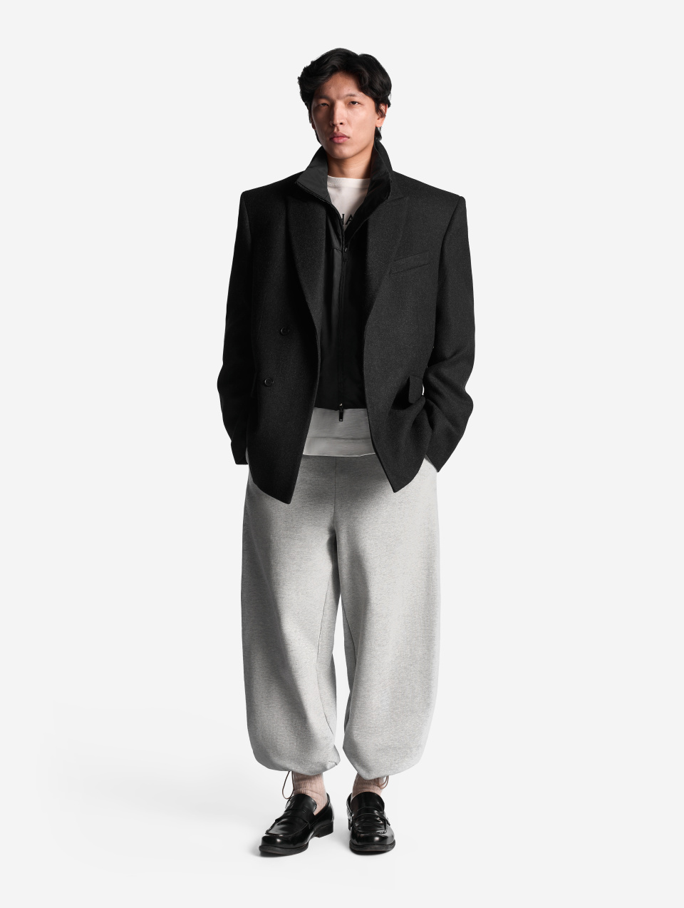 Брюки Baggy из футера, фото 7