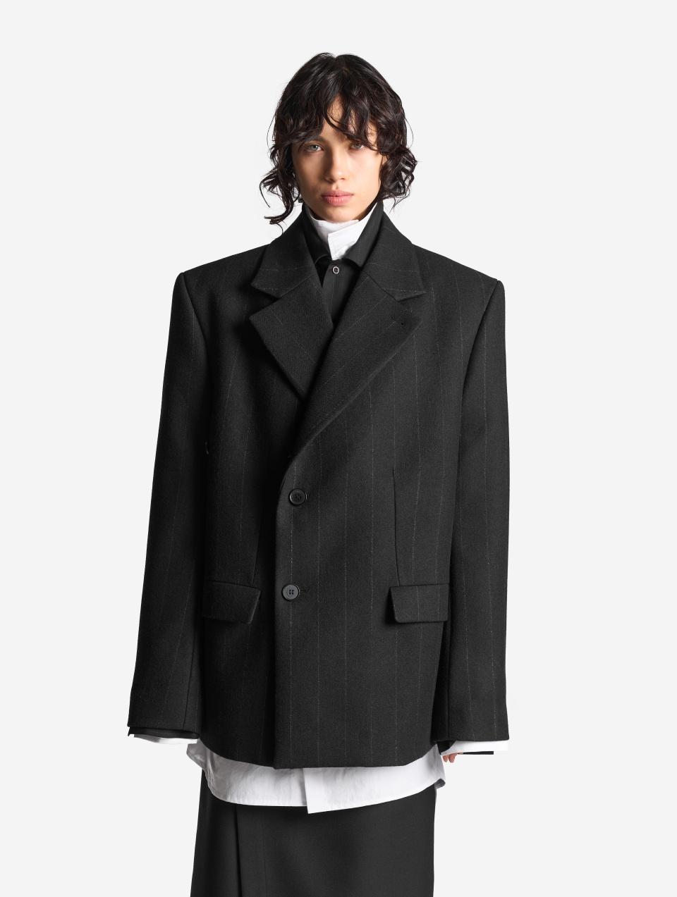 Строгое пальто мини, фото 4