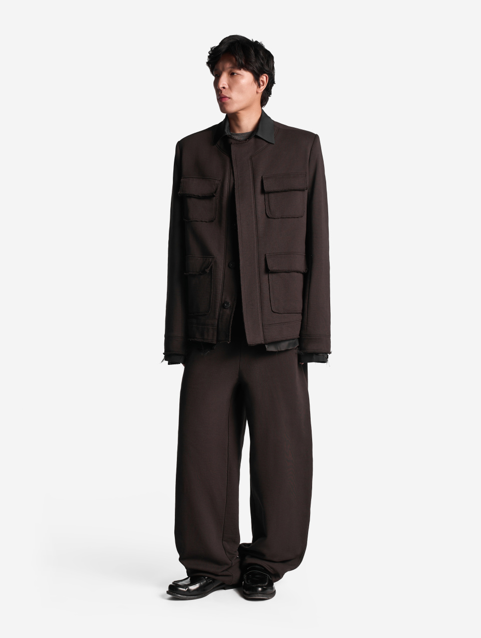 Брюки Baggy из футера, фото 4