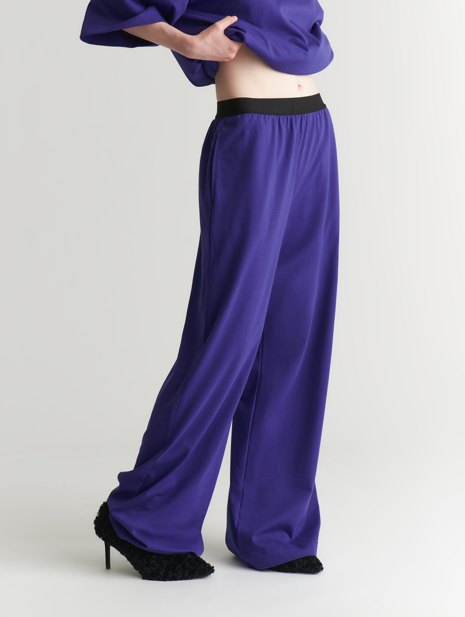 Трикотажные брюки на резинке, фото 4