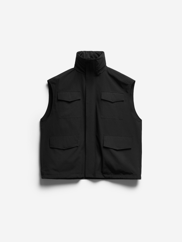 Жилет из габардина