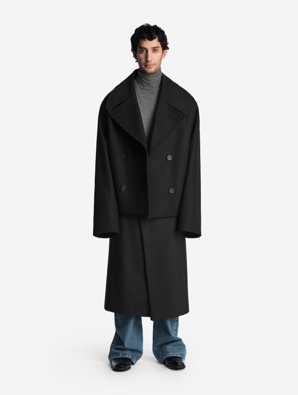 Тонкая трикотажная водолазка FW24-25, фото 2